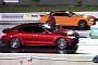 Quirky Genesis G70 Drags Mustang GT and Charger Hemi, Beats the Crap Out of Them
