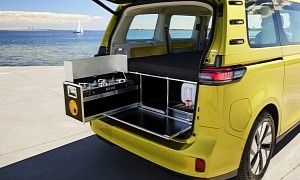 Ququq BusBox-4 Turns You Volkswagen ID. Buzz Into a Camper for Under $3,000