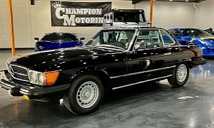 R107-Series 1985 Mercedes-Benz 380 SL Comes Up for Grabs in Unexpected Place