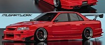 R34 Nissan GT-R Turns Into Stanced 4-Door, Hakosuka and R33 Fans Will Be Pleased