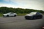 R35 Nissan GT-R Drags Tuned Infiniti Q60S 3.0T, Will the Little Brother Keep Up?