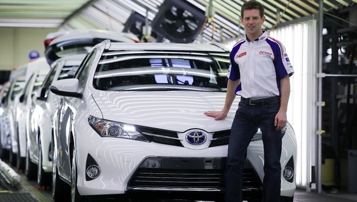 Anthony Davidson and his new Auris