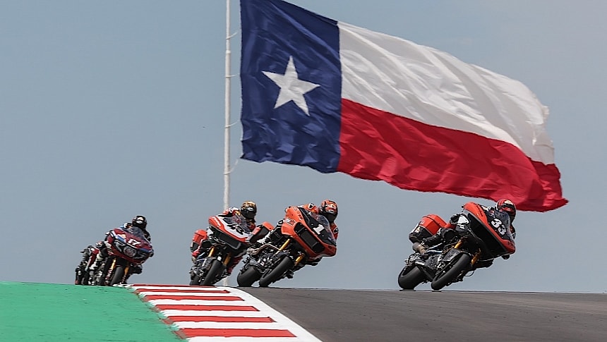 Harley-Davidson's Kyle Wyman sets new lap record for the class at Circuit of the Americas