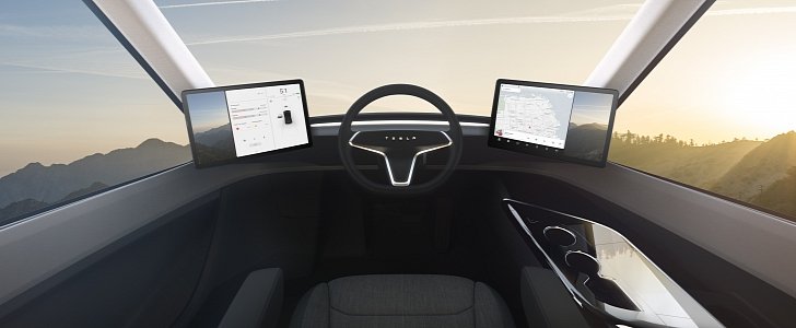 Tesla Semi interior