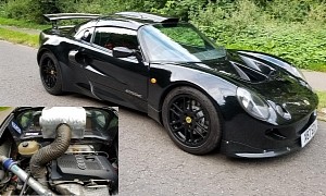 Race Tuned Lotus Exige Packs Mysterious Engine Under the Hood, Not Stock for Sure