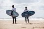 Racing Drivers Go Surfing on Boards Made from Recycled Jaguar Materials