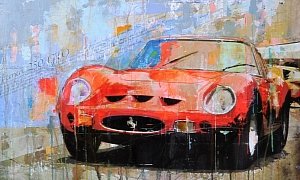 "Racing Legends" Paintings Perfectly Recreate Famous 60s and 70s Classics