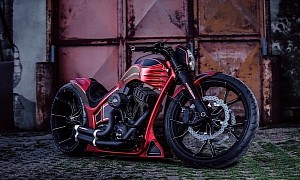 Racing Red Harley-Davidson Grand Prix Pushes the Outerlimit to the Extreme