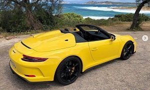Racing Yellow Porsche 911 Speedster Looks Amazing In The Wild
