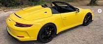 Racing Yellow Porsche 911 Speedster Looks Amazing In The Wild