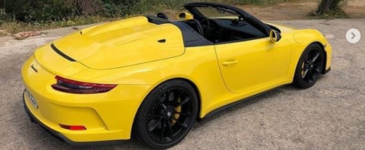 Racing Yellow Porsche 911 Speedster