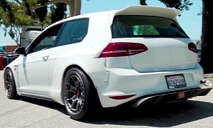 Rad 2015 VW Golf GTI Was the First MK7 in the United States to Wear a Pandem Wide Body Kit