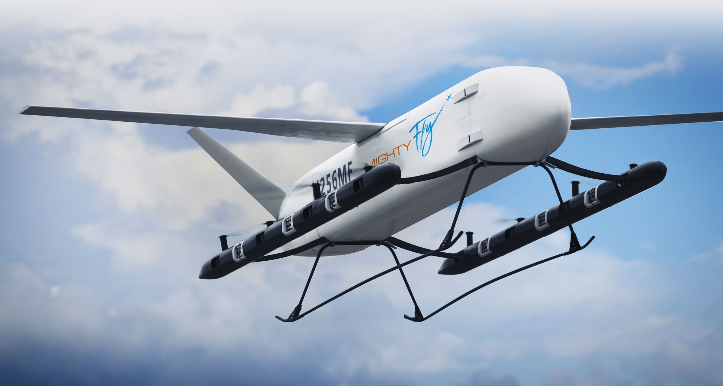 Long-Range Cargo Drone Takes the Sky, Can Recharge Its in Flight - autoevolution