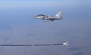 RAF Voyager Refuels Qatar's Rafale Fighter Jets Mid-Air for the First Time