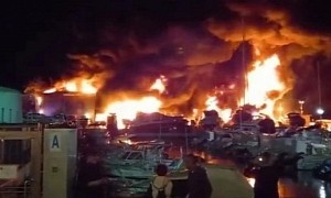 Raging Fire Destroys Over 80 Leisure Boats at Marbella Marina