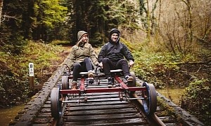Railbike Is the Quirky Rustic Contraption Ready to Take You on a Historical Ride