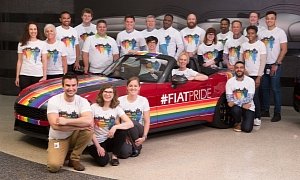 Rainbow-Colored Fiat 124 Spider to Lead Detroit Pride Parade