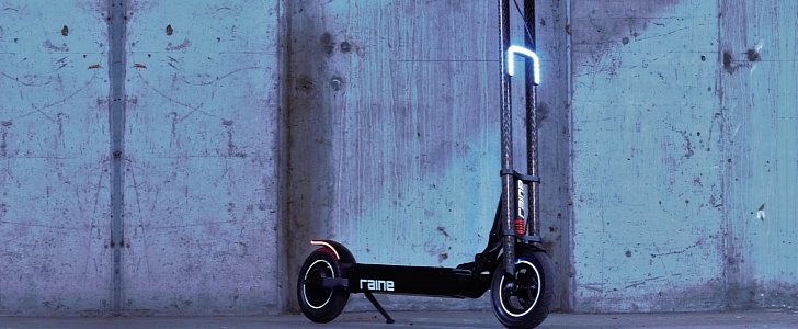 The Raine electric scooter aims to replace your car in the city