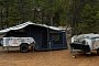 Raker Camper Trailer Explodes Into a Full-Blown Campsite for Your Family