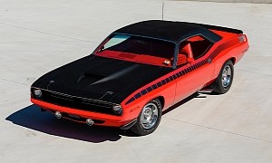 Rallye Red 1970 Plymouth AAR Cuda Is All Matching and Perfect