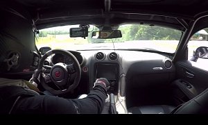 Ralph Gilles Drives His Dodge Viper ACR Hard At Canadian Tire Motorsport Park