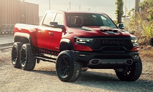 Ram 1500 TRX 6x6 Keeps Its Fetish in Check With New Wheel and Tire Combo