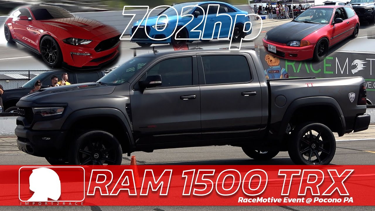 Ram 1500 TRX Faces Ford Mustang in Head-to-Head Battle, Loser Keeps Up With the Winner
