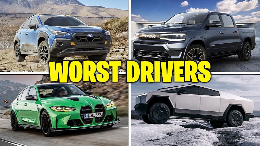 Worst Drivers by Car Brand Insurance Study