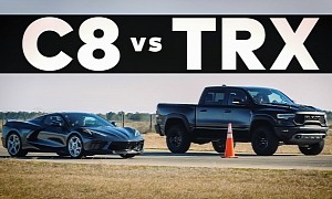 Ram TRX vs. C8 Corvette: Most American Drag Race Ever Is Closer Than You Think