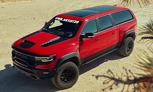 Ramcharger Hellcat? Ram TRX Looks Awesome as Off-Road SUV