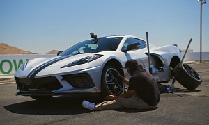 Randy Pobst Track Tests C8 Corvette Z51 With Cheap Tires, Grip Not Found