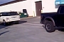 Range Rover and Ford Raptor Playing Tug of War