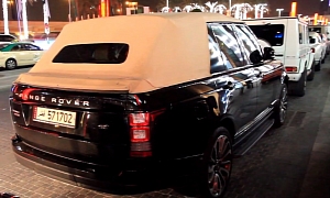 Range Rover Convertible Spotted at the Dubai Mall