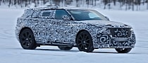 Range Rover Electric SUV Prototype Spied, Low-Slung EV Gives Off Station Wagon Vibes