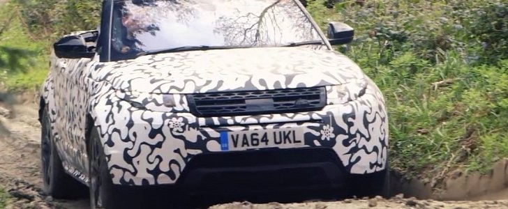 Range Rover Evoque Cabrio Undergoes Off-Road Testing in Official Teaser Video