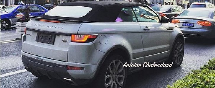 Range Rover Evoque Convertible Arrives in China, Gets Covered in Pollutionn