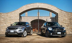 Range Rover Evoque Coupe vs MINI Paceman Comparison Test