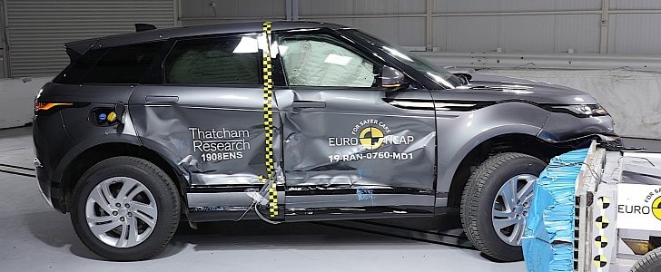 Range Rover Evoque Euro NCAP crash test