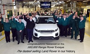 Range Rover Evoque Milestone - 500,000 Units Produced Since 2011
