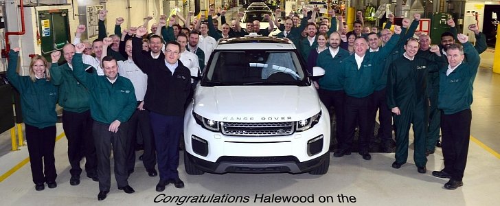 500,000th Range Rover Evoque