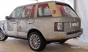 Range Rover Gets Covered in 57,412 Coins