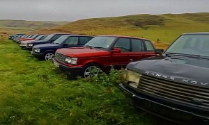 Range Rover Graveyard in the Middle of Nowhere Is Home to Hundreds of Abandoned SUVs