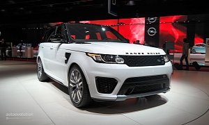 Range Rover Sport SVR Brings Its Supercharged V8 to Paris <span>· Live Photos</span>