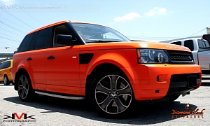Range Rover Sport Wrapped in Orange by DBX <span>· Video</span>