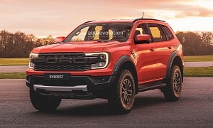 Ranger-Based 2023 Ford Everest Imagined With Raptor Styling Cues