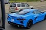 Rapid Blue 2020 Corvette Spotted in Traffic, Looks Stunning