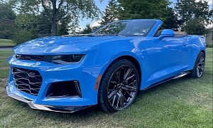 Rapid Blue 2023 Chevy Camaro ZL1 Convertible Seeks New Owner, Appearance Not Important
