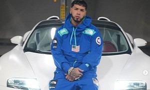 Rapper Anuel Starts 2021 Right, With a New Bugatti Veyron