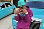 Rapper DaBaby Has the Best Time Matching His Blue Rolls-Royce Phantom