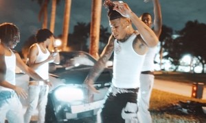 Rapper NLE Choppa Crashes Dodge Charger Hellcat Shooting Music Video, Goes On